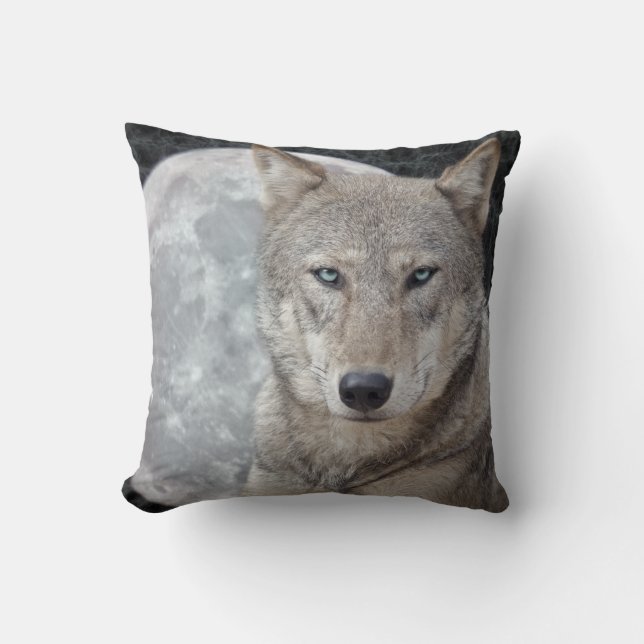 Wolfmaan Kussen (Voorkant)