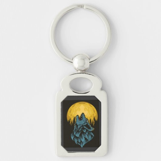Wolfmaan Sleutelhanger (Voorkant)