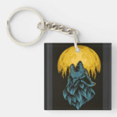 Wolfmaan Sleutelhanger (voorkant)