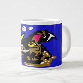 Wolfmaan vreugde grote koffiekop (Voorkant rechts)