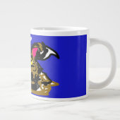 Wolfmaan vreugde grote koffiekop (Rechts)