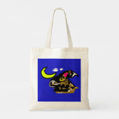 Wolfmaan vreugde tote bag (Achterkant)