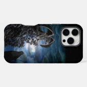 Wolfmaan - Wolf met Golem iPhone Hoesje (Achterkant horizontaal)