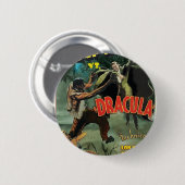 WOLFMAN VS DRACULA van Philip J. Riley Ronde Button 5,7 Cm (Voorkant /achterkant)