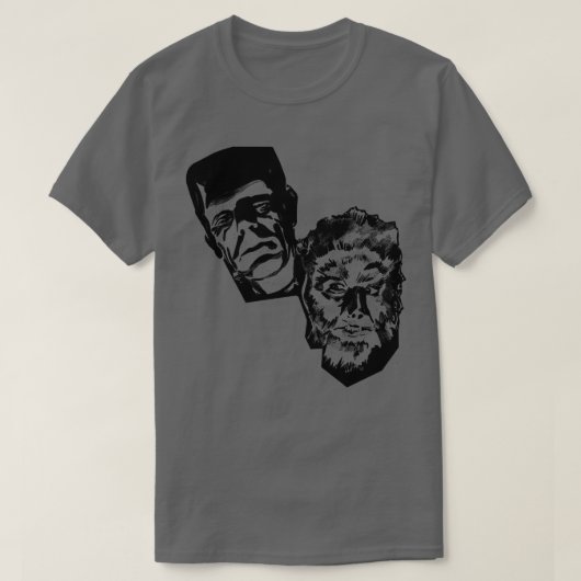 Wolfman weerwolf  Horror Poster T-shirt (Design voorkant)