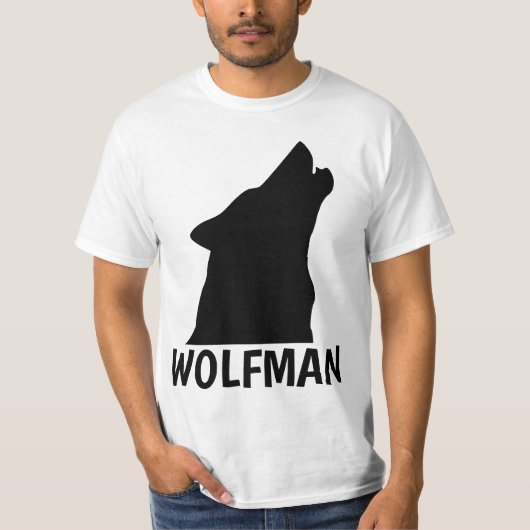 WOLFMAN WEREWOLF Heren T-shirt (Voorkant)