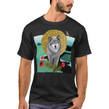 WOLFMOON AURA - levendige donkere shirten - kies s