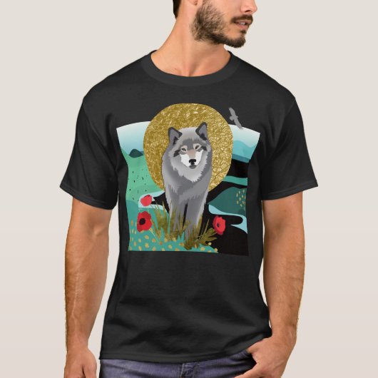 WOLFMOON AURA - levendige donkere shirten - kies s T-shirt (Voorkant)