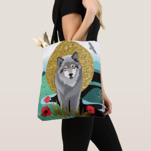 WOLFMOON AURA - tas- of kruisingszak 2 maten Tote Bag