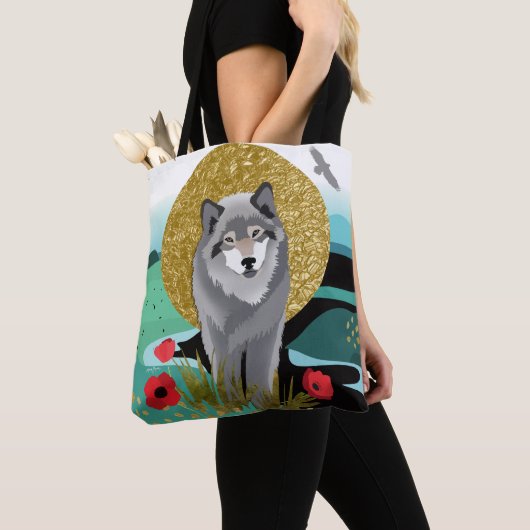WOLFMOON AURA - tas- of kruisingszak 2 maten Tote Bag (Dichtbij)