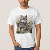 Wolfmother with two Cubs T-shirt (Voorkant)