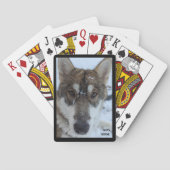 Wolfnaam speelkaartjes pokerkaarten (Achterkant)