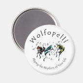 Wolfopelli 10 magneet (Voorkant / Achterkant)