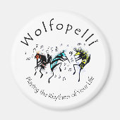 Wolfopelli 10 magneet (Voorkant)