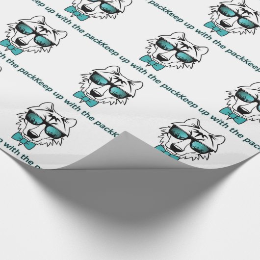 Wolfpack Cadeaupapier (Hoek)