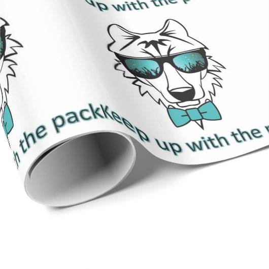 Wolfpack Cadeaupapier (Rol Hoek)