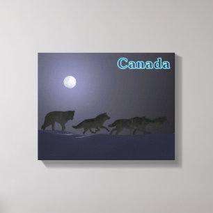 Wolfpack - Canada Canvas Afdruk