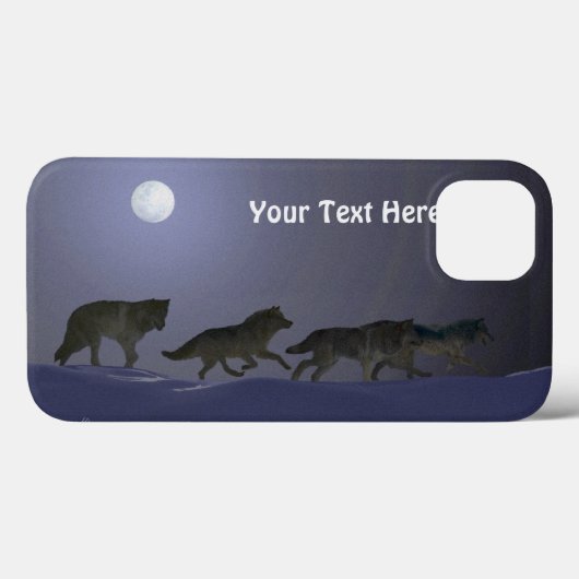 Wolfpack Case-Mate iPhone Case (Achterkant (horizontaal))