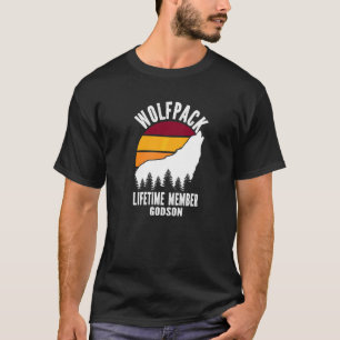 Wolfpack levenslang lid geadopteerde zoon Wolf Fam T-shirt