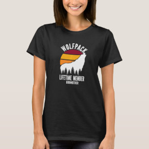 Wolfpack levenslang lid Godmother Wolf Familie Mat T-shirt