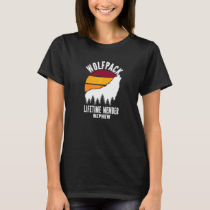 Wolfpack-lifetime-lid Neef Wolf-familie Matchi T-shirt