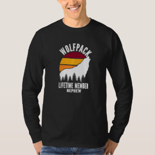 Wolfpack-lifetime-lid Neef Wolf-familie Matchi T-shirt