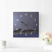 Wolfpack Vierkante Klok (Huis)