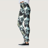 Wolfpatroon in Winter Bosontwerp Leggings (Links)