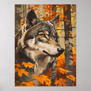 Wolfportret Poster