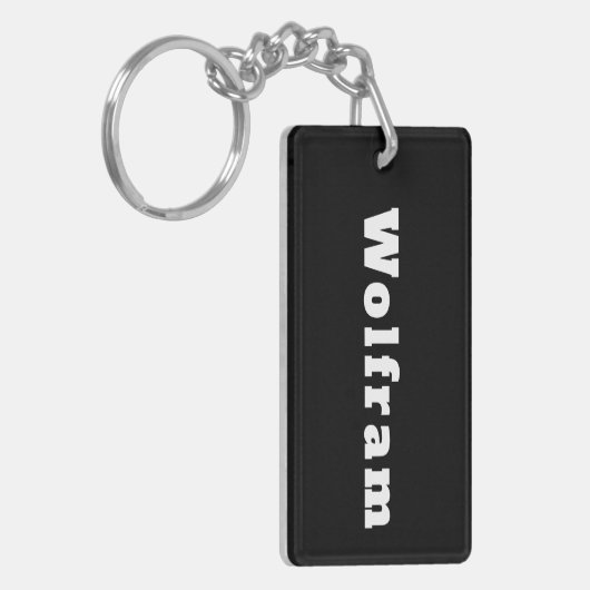 Wolfram Sleutelhanger (Voorkant Links)