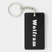 Wolfram Sleutelhanger (Voorkant)