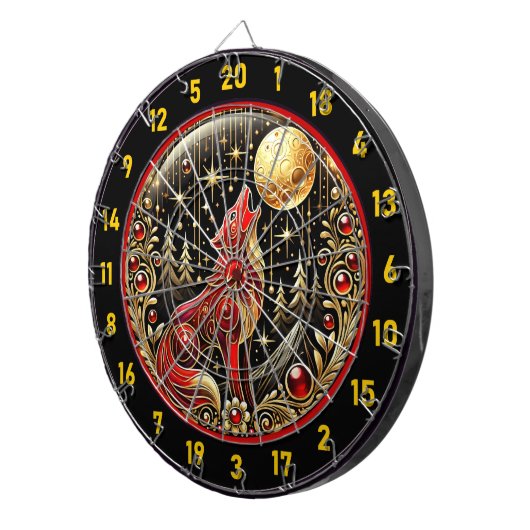 Wolf's Call ontwaakt avontuur en plezier Dartbord (Voorkant Rechts)