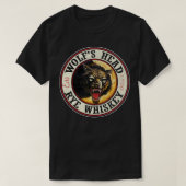 Wolfs Head Rogge houten patroon verdrietig T-shirt (Design voorkant)