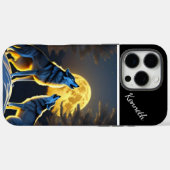 Wolf's Howl bereikt volle maan Case-Mate iPhone Case (Achterkant (horizontaal))