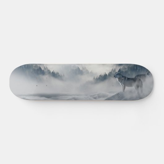 Wolfs Mist Persoonlijk Skateboard (Horizontaal)