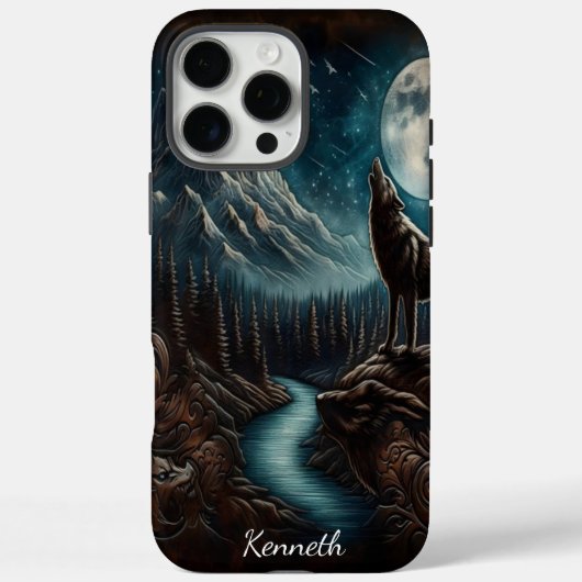 Wolf's Moonlight Howl Case-Mate iPhone Case (Achterkant)