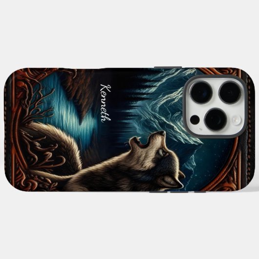 Wolf's Moonlight Howl Case-Mate iPhone Case (Achterkant (horizontaal))