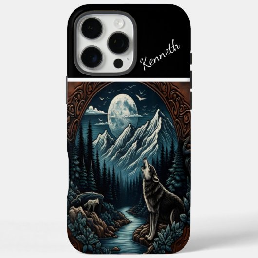 Wolf's Moonlight Howl Case-Mate iPhone Case (Achterkant)