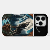 Wolf's Moonlight Howl iPhone Hoesje (Achterkant horizontaal)