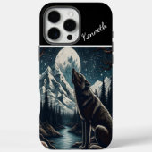 Wolf's Moonlight Serenade Case-Mate iPhone Case (Achterkant)