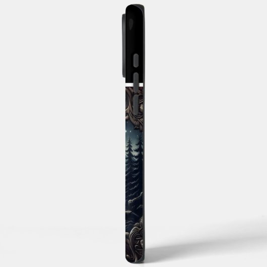 Wolf's Moonlight Serenade Case-Mate iPhone Case (Achterkant / Links)