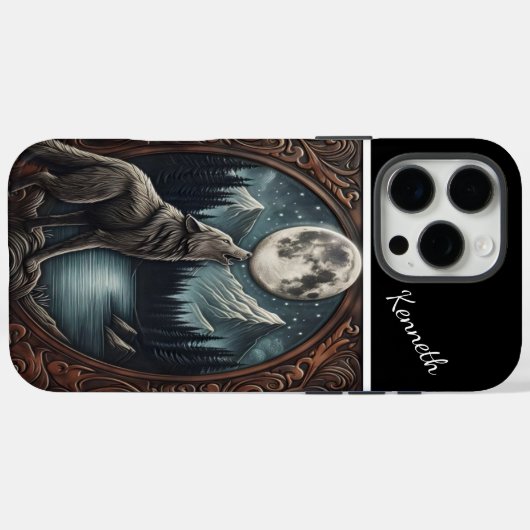 Wolf's Moonlight Serenade Case-Mate iPhone Case (Achterkant (horizontaal))