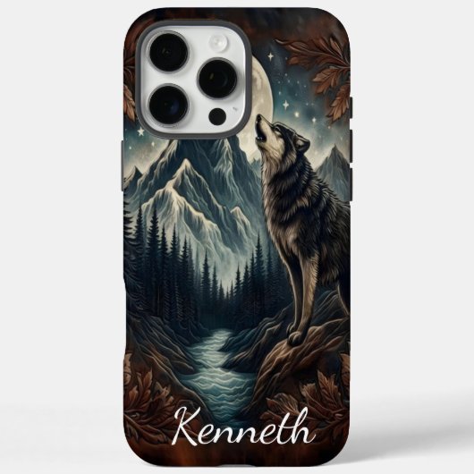 Wolf's Moonlight Serenade Case-Mate iPhone Case (Achterkant)