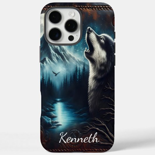 Wolf's Moonlight Serenade Case-Mate iPhone Case (Achterkant)