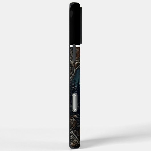 Wolf's Moonlight Serenade Case-Mate iPhone Case (Achterkant / Rechts)