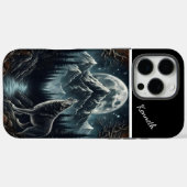 Wolf's Moonlight Serenade Case-Mate iPhone Case (Achterkant (horizontaal))