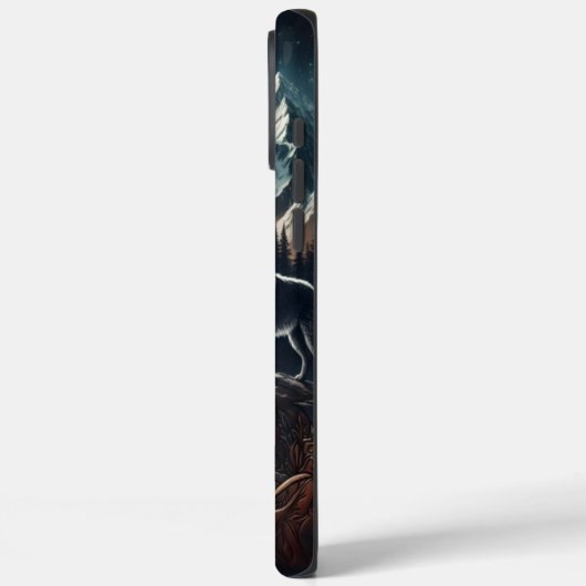 Wolf's Moonlight Serenade Case-Mate iPhone Case (Achterkant / Links)