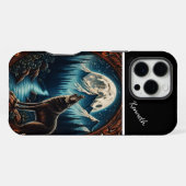 Wolf's Moonlight Serenade iPhone Hoesje (Achterkant horizontaal)