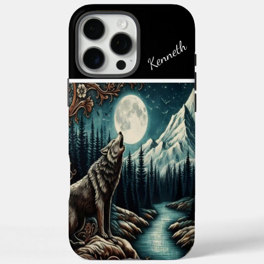 Wolf's Moonlit Howl Case-Mate iPhone Case (Achterkant)