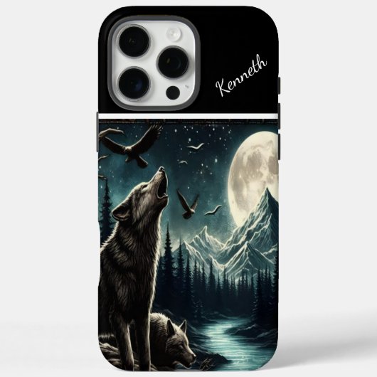 Wolf's Moonlit Howl Case-Mate iPhone Case (Achterkant)